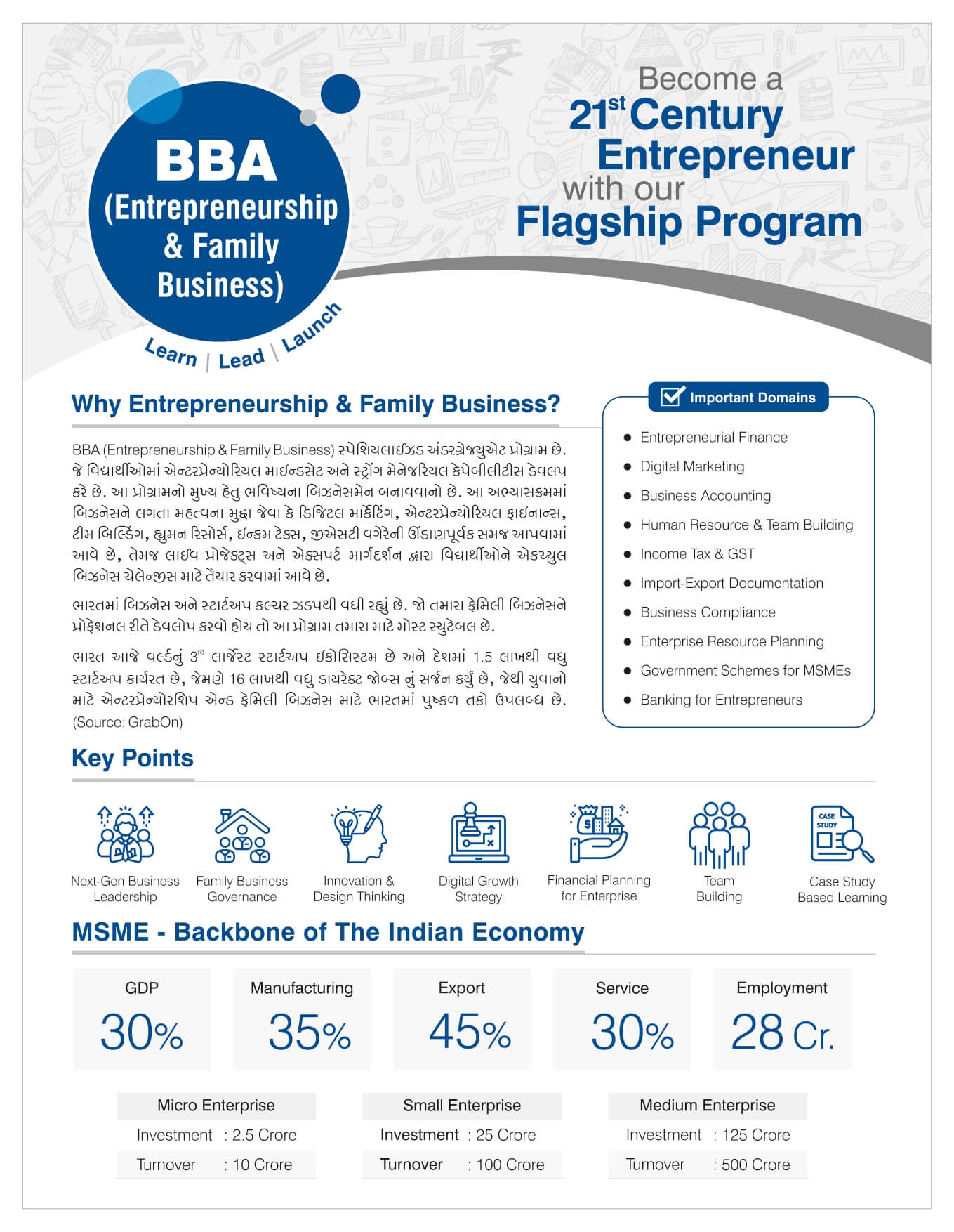 BBA (Entrepreneurship & Family Business)