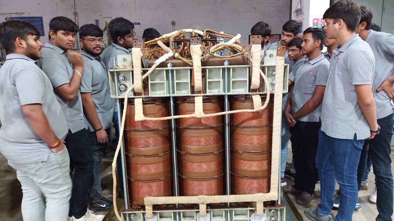 Photos of Industrial Visit at PND Transformers Pvt. Ltd. (Rajkot) 