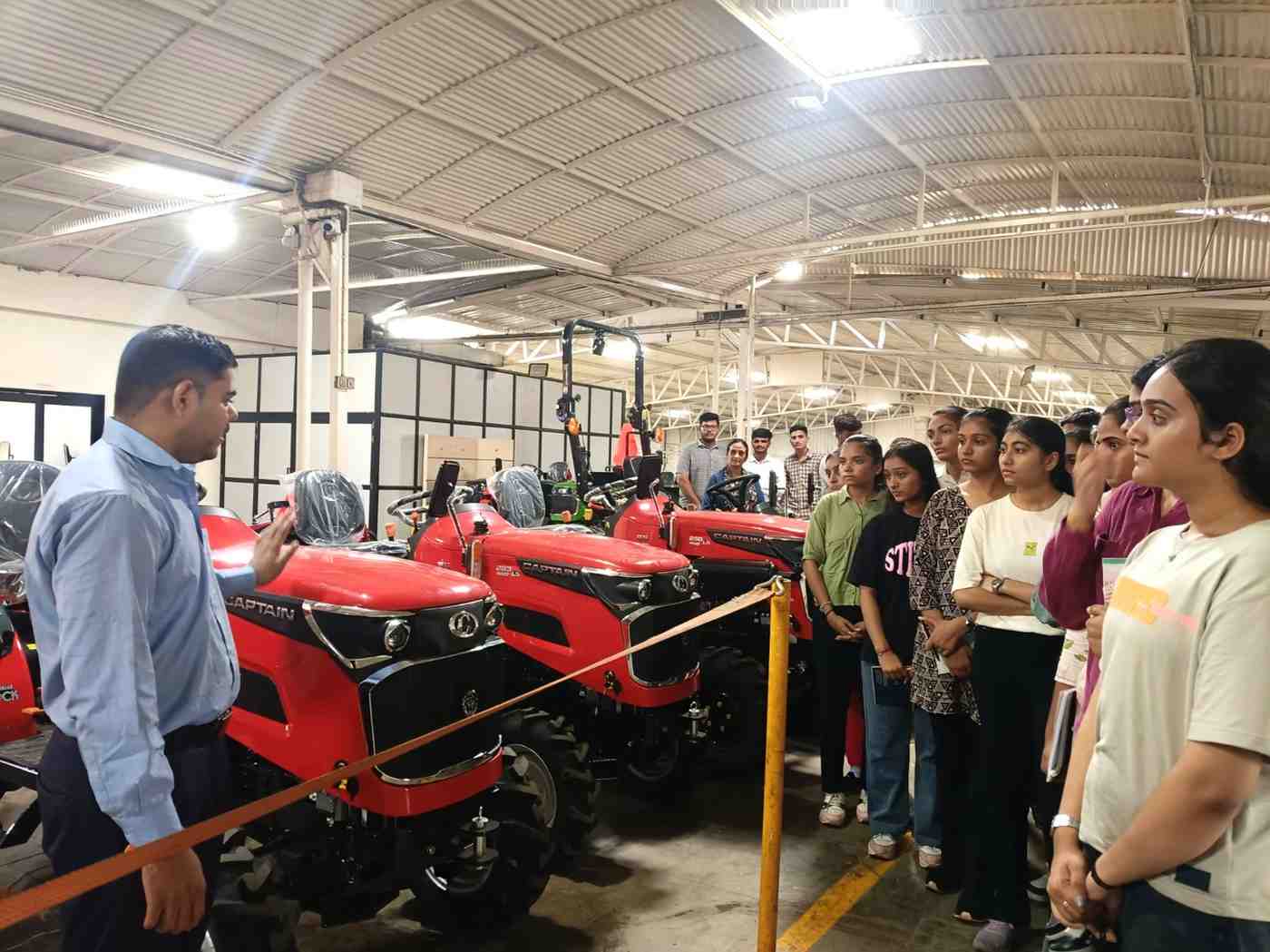 Photos of Industrial Visit to Captain Tractors Pvt. Ltd.