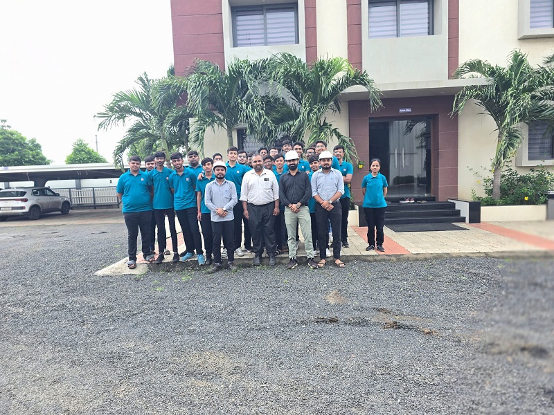 Industrial Visit for 1st Semester Students at Darshan Steel Infrastructure