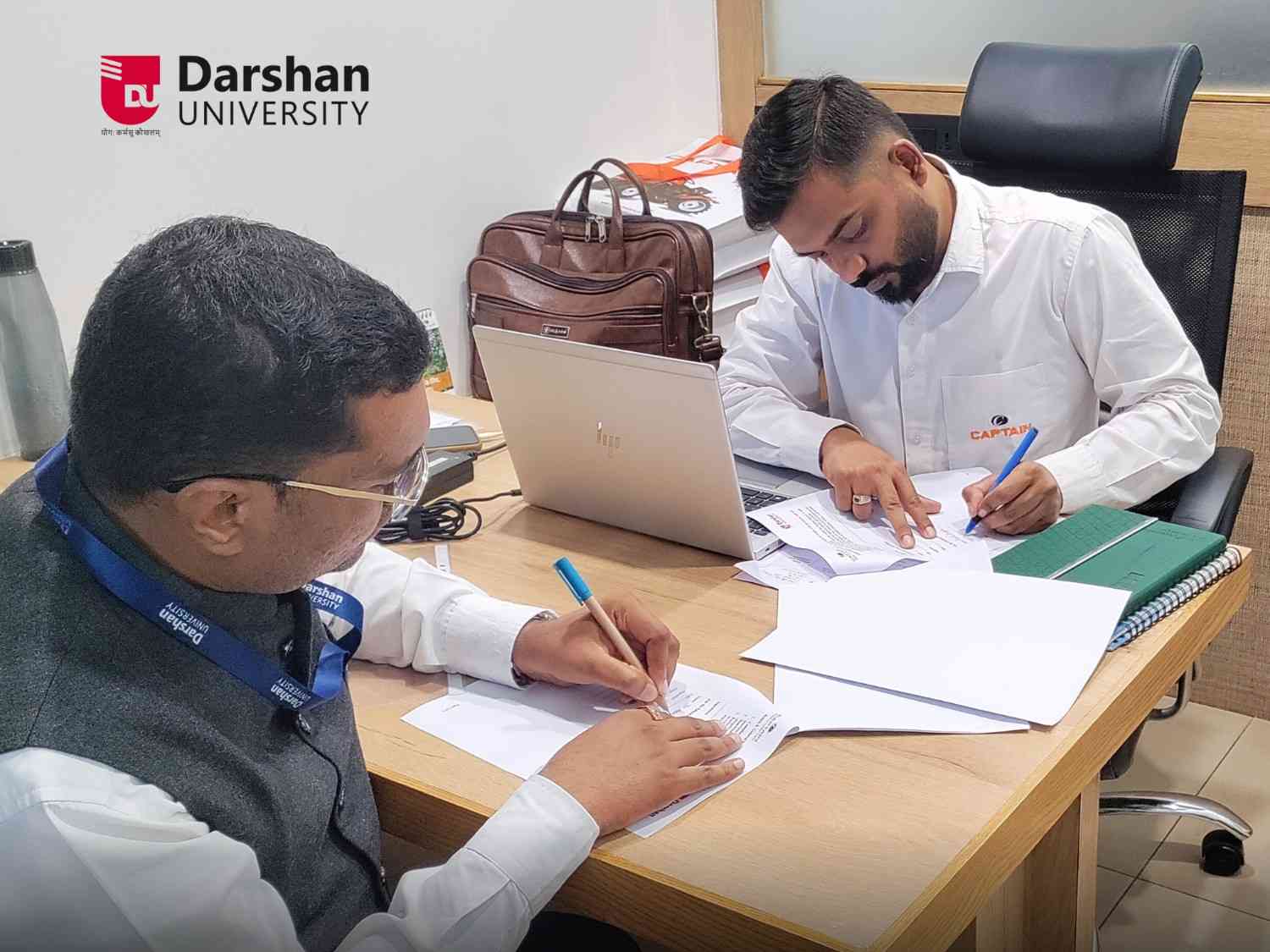 Darshan University signs MoU with Captain Tractors Pvt. Ltd.