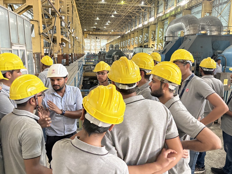 Photos of Industrial Visit for Diploma 5th Semester Students at Wanakbori Thermal Power Station and Anupam Ind