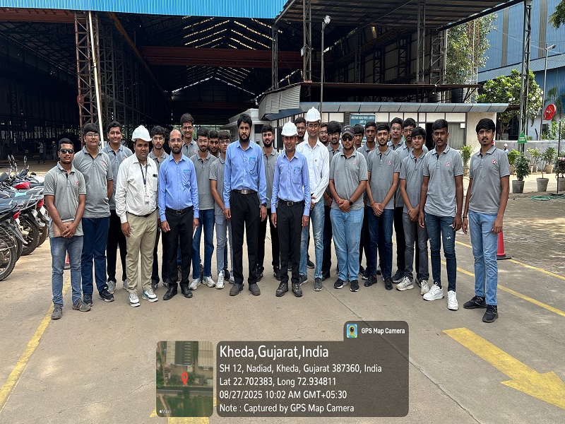 Photos of Industrial Visit for Diploma 5th Semester Students at Wanakbori Thermal Power Station and Anupam Ind