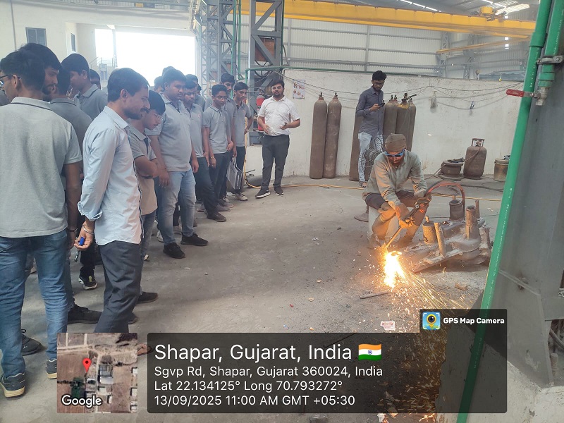 Photos of Industrial Visit for 3rd Semester Students at Forman Metal Cast - Rajkot