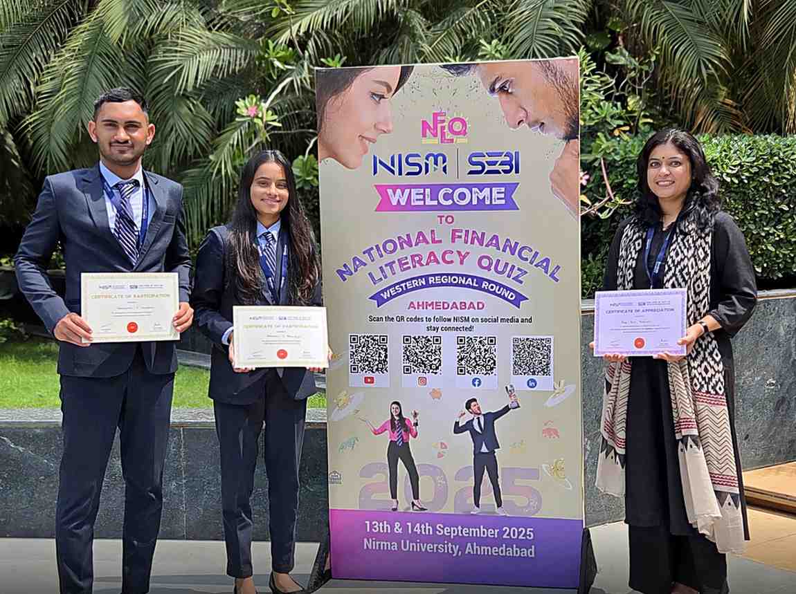 DIM Students Shine at National Financial Literacy Quiz by NISM & SEBI