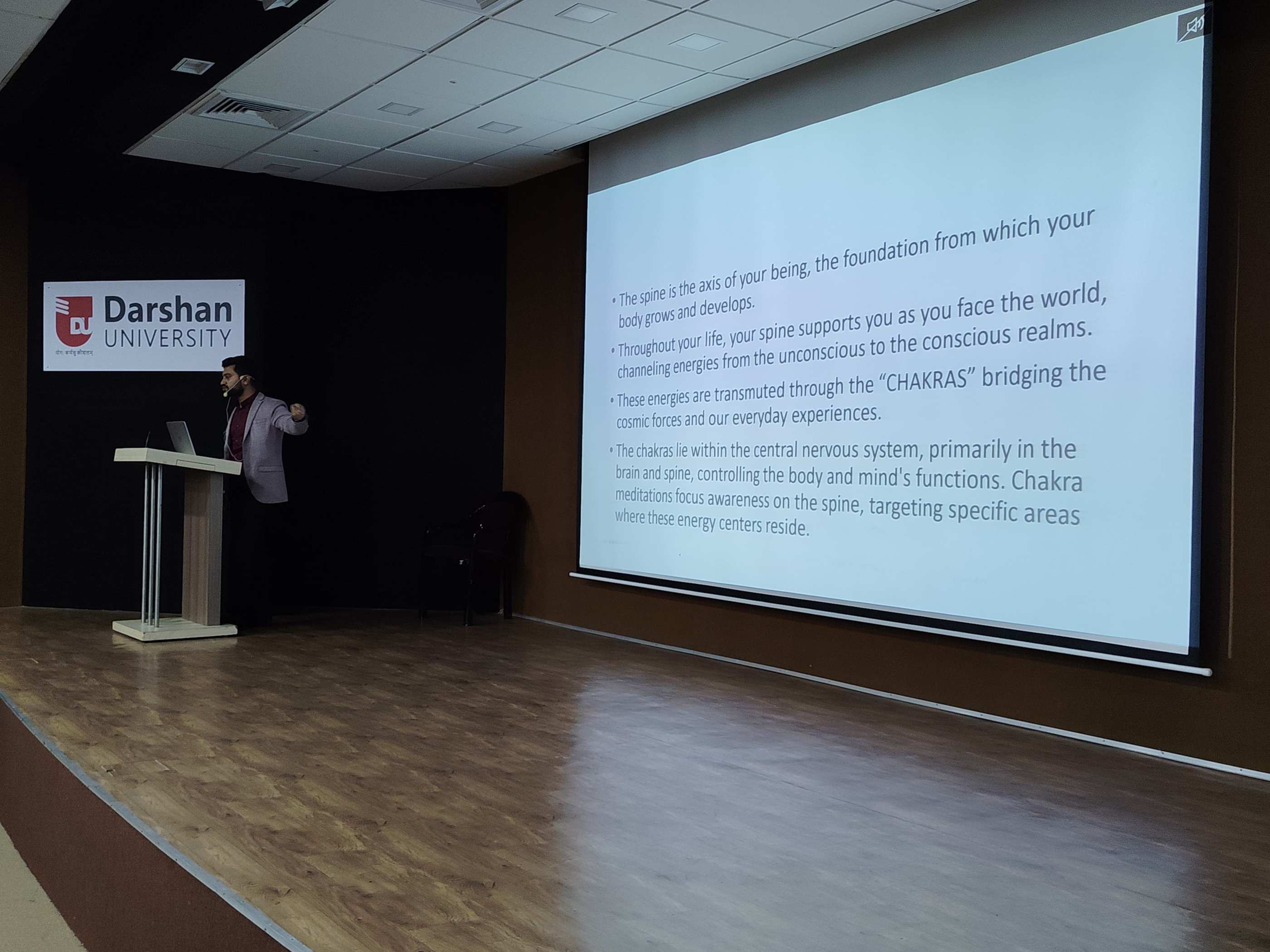 Photos of Awareness Session on Spine Health in Young Individuals