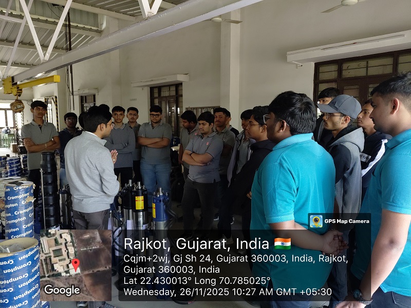 Photos of Skill Development Activity on Advanced AutoCAD with GD&T, Pump Testing, Measurement, and Machine Too