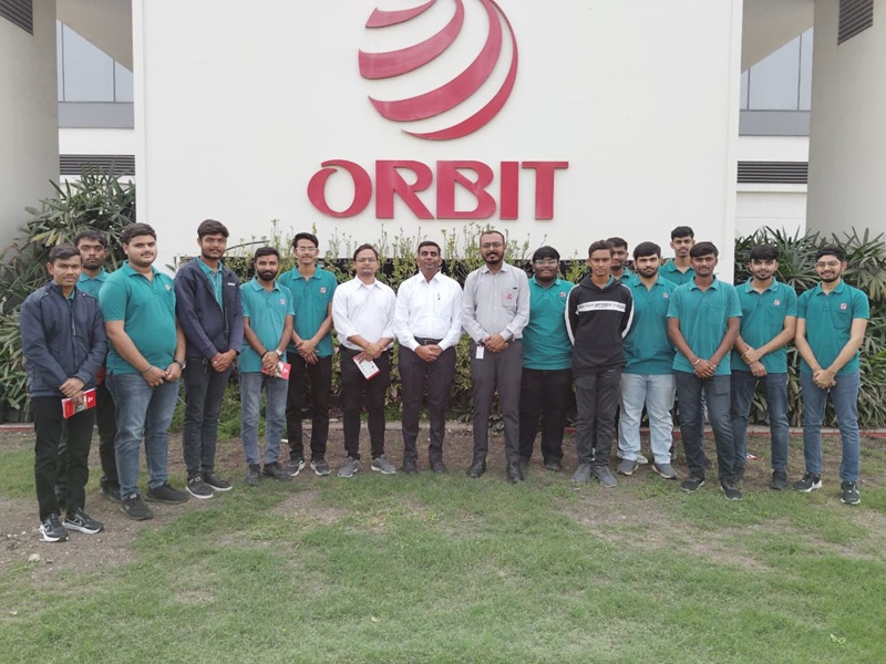 Photos of Industrial Visit for 4th and 6th Semester Students at Orbit Bearings India Pvt. Ltd., Rajkot.