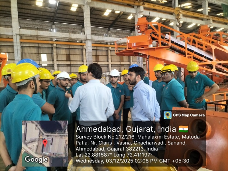 Photos of Industrial Visit for 4th and 6th semester students at Macons Equipments Pvt. Ltd. 