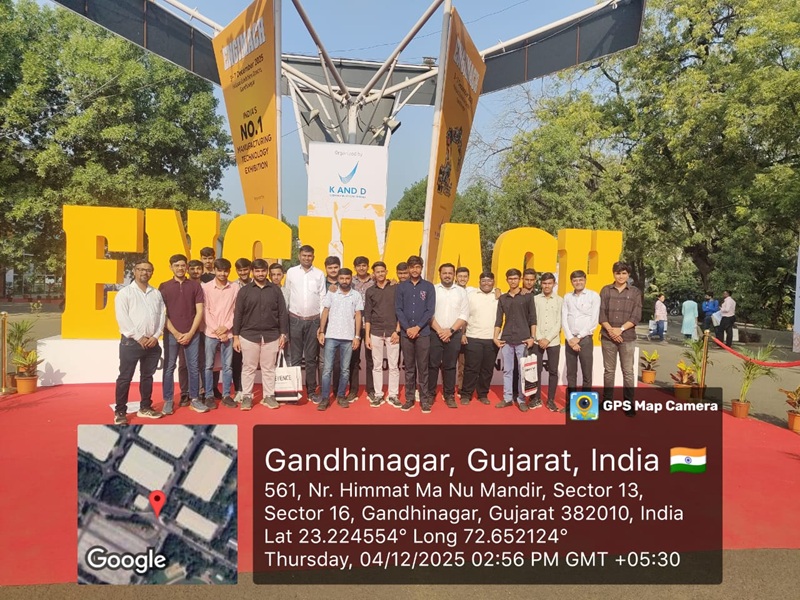 Photos of Visit to the ENGIMACH Engineering Exhibition, Gandhinagar