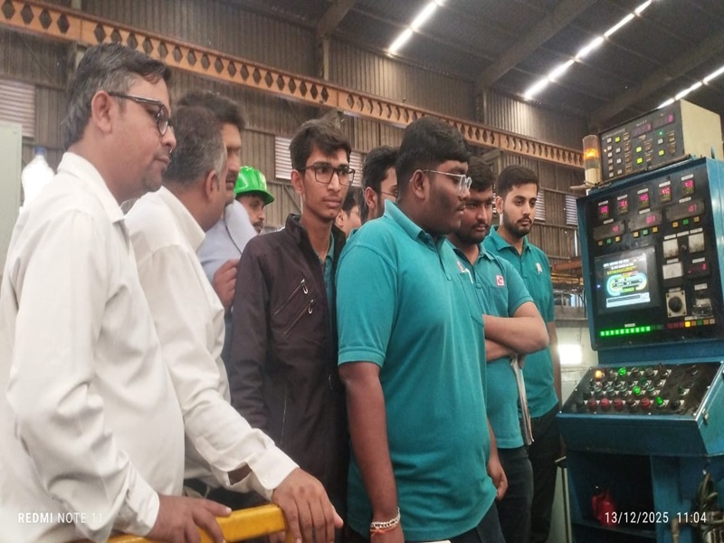 Photos of Industrial Learning Session at Rolex Rings Ltd., Rajkot