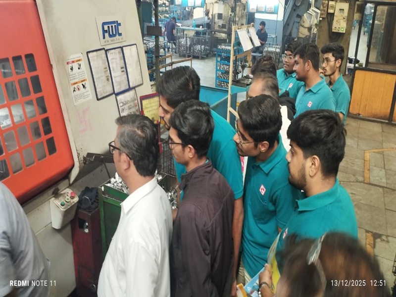 Photos of Industrial Learning Session at Rolex Rings Ltd., Rajkot