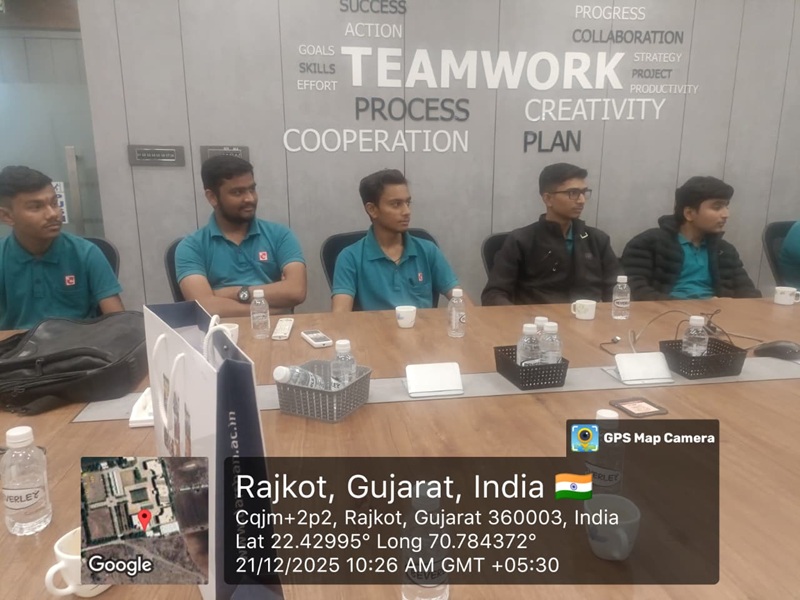 Photos of Industrial Learning Session for Forging Processes at Creative Forge Pvt. Ltd. , Shapar