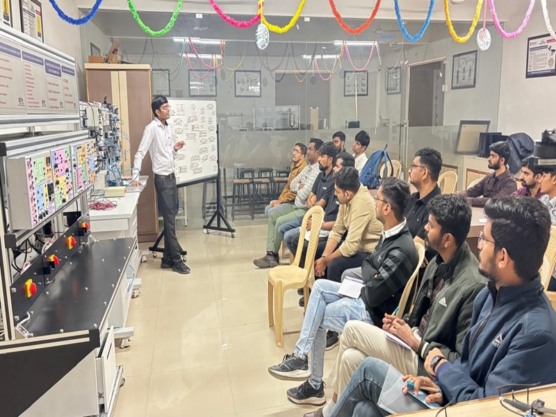 Photos of One Day Hands-On Training Program on Industrial Automation (Pneumatic & Electro Pneumatic System)