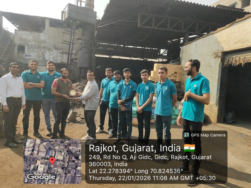 Industrial Learning Session for Casting Processes at New Ramesh Industries, Rajkot