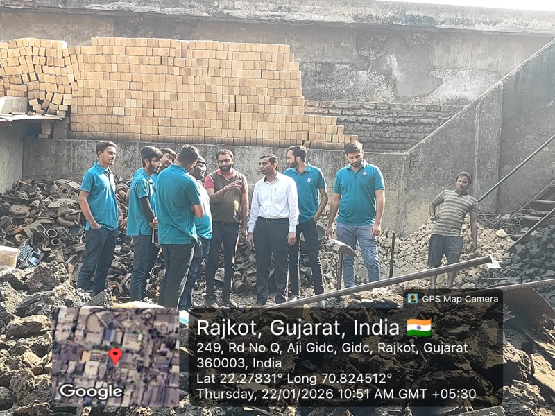 Photos of Industrial Learning Session for Casting Processes at New Ramesh Industries, Rajkot