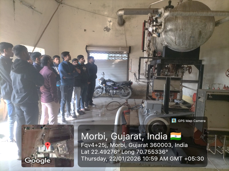 Photos of Industrial Visit at Bajrang Cold Storage, Rajkot