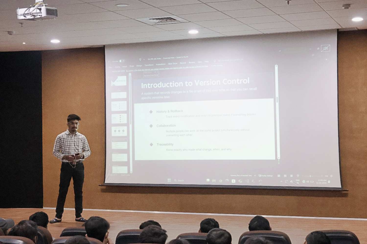 Photos of Expert Session on Version Control and Deployment