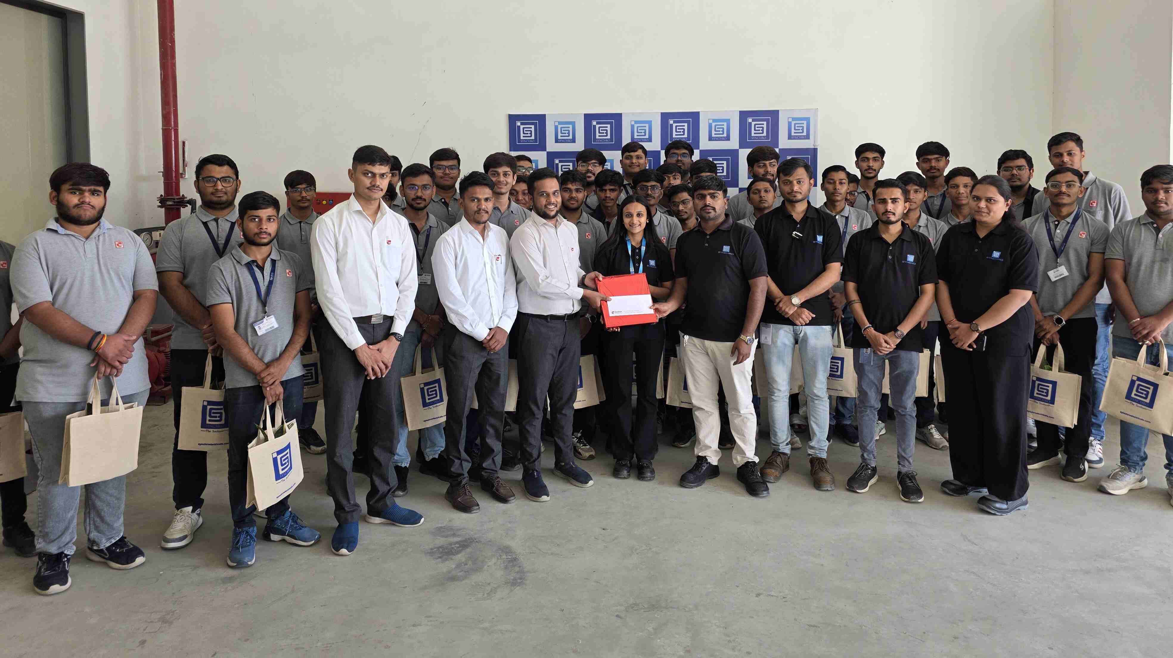 Industrial Visit to Synchro Electricals: Practical Exposure to Electrical Panel Manufacturing