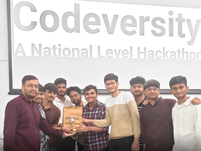 Photos of Secured 3rd Rank in Codeversity National Level Hackathon 2026 at IIT, Gandhinagar