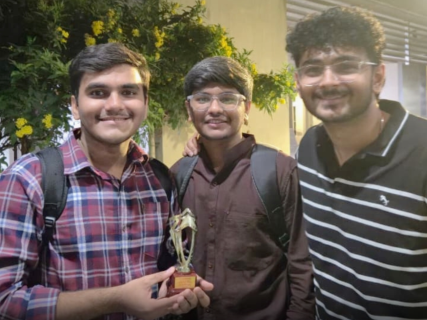 Photos of Secured 3rd Rank in Codeversity National Level Hackathon 2026 at IIT, Gandhinagar