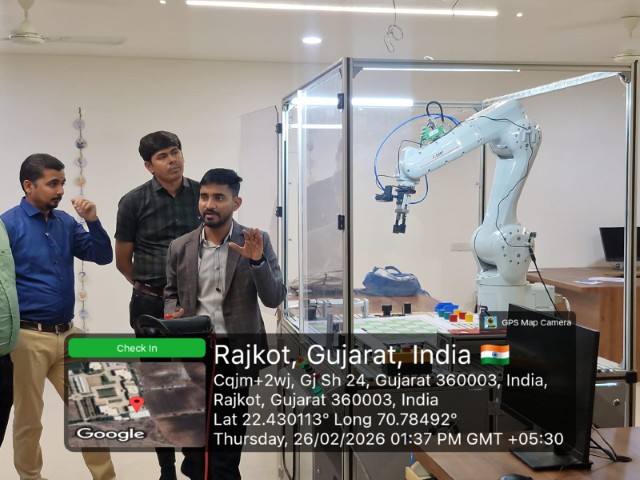 Photos of Faculty Development Program on FEAST FEA Software & Robotics