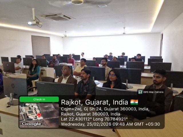 Photos of Faculty Development Program on FEAST FEA Software & Robotics