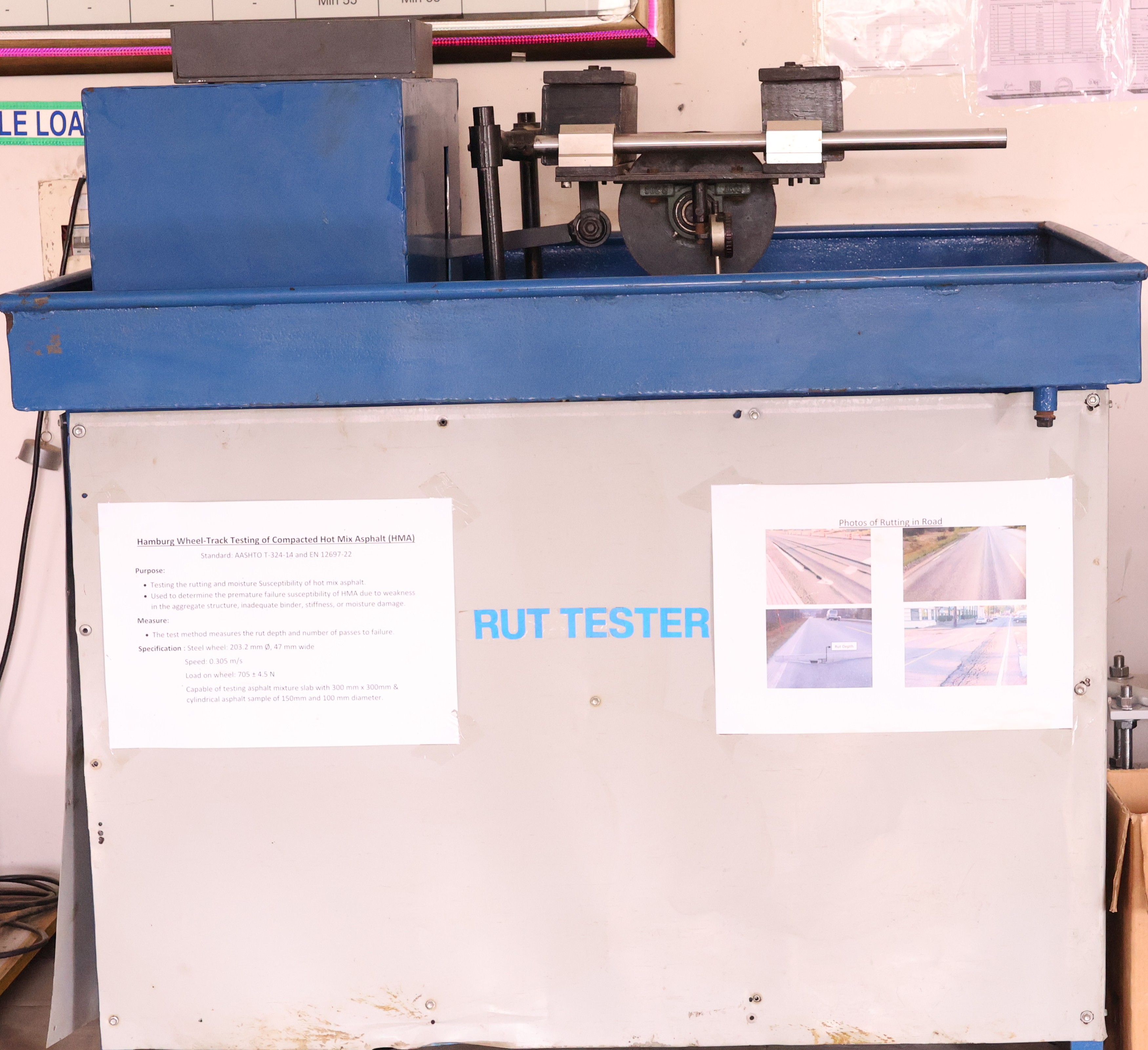 Rutting Tester